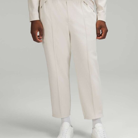 Lululemon Gridliner Pull-On Trouser 26" Heathered Natural Ivory SIze Large - Picture 1 of 6